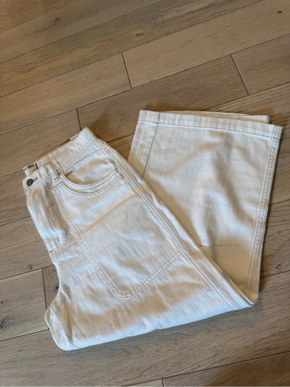 We The Free Women's Boyfriend Jeans — Off-White